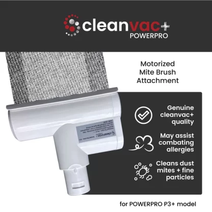 Cleanvac+ POWERPRO Motorized Mini Mite Brush